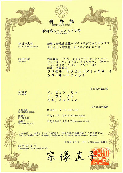 注册专利（日本）